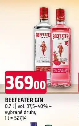 Terno BEEFEATER Gin nabídka