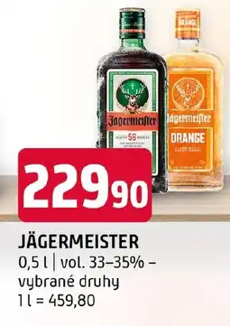 Terno Jägermeister nabídka