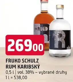 Terno Fruko Schulz Rum karibský nabídka