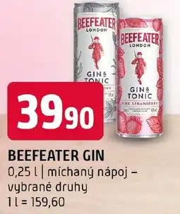 Terno BEEFEATER Gin nabídka