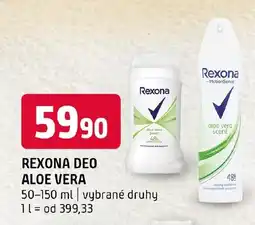 Terno REXONA Deo aloe vera nabídka