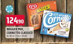 Terno Nogger mix, Cornetto classico nabídka