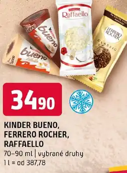 Terno KINDER Bueno Ferrero rocher, Raffaello nabídka