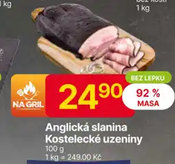 Hruška Anglická slanina Kostelecké uzeniny nabídka