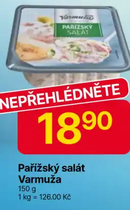 Hruška Pařížský salát Varmuža nabídka