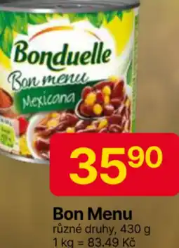 Hruška Bonduelle Bon menu nabídka