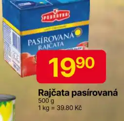 Hruška Rajčata pasírovaná nabídka