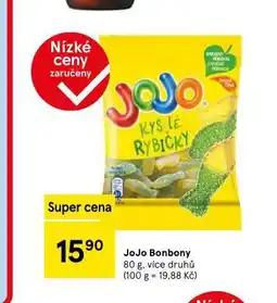 Tesco Jojo bonbony nabídka