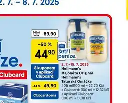 Tesco Hellmann´s tatarská omáčka, majonéza nabídka