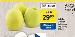 Tesco Jablka golden delicious nabídka