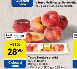 Tesco Broskve ploché nabídka