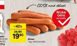 Tesco Mrkev nabídka