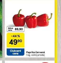 Tesco Paprika červená nabídka