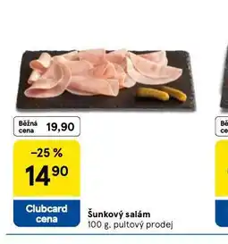 Tesco Šunkový salám nabídka