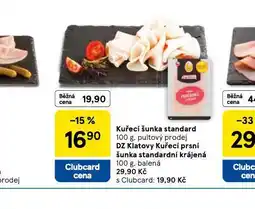 Tesco Kuřecí šunka standard nabídka