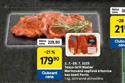 Tesco Marinovaná vepřová krkovice nabídka