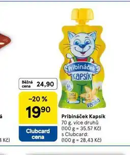 Tesco Pribináček kapsík nabídka