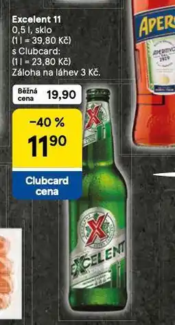 Tesco Pivo excelent 11 nabídka
