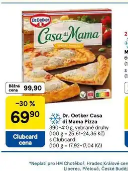 Tesco Dr. oetker casa di mama pizza nabídka