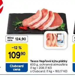 Tesco Vepřová kýta plátky nabídka