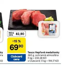 Tesco Vepřové medailonky nabídka
