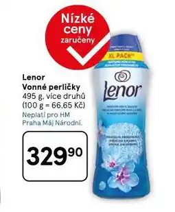 Tesco Lenor vonné perličky nabídka