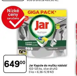 Tesco Jar kapsle do myčky nádobí nabídka