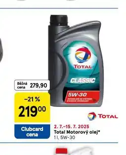 Tesco Total motorový olej nabídka