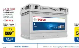 Tesco Bosch power autobaterie 55 ah nabídka