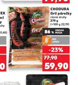 Kaufland Gril párečky nabídka