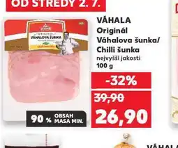 Kaufland Originál váhalova šunka nabídka