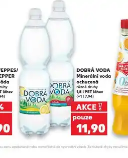 Kaufland Dobrá voda ochucená nabídka