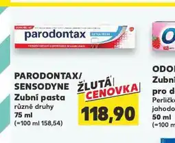 Kaufland Sensodyne zubní pasta nabídka