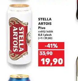 Kaufland Pivo stella artois nabídka