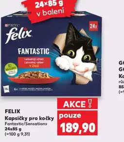 Kaufland Felix kapsičky pro kočky nabídka