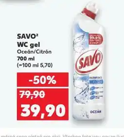 Kaufland Savo wc gel nabídka