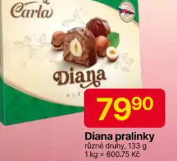 Hruška Diana pralinky nabídka