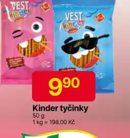 Hruška Kinder tyčinky nabídka