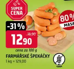 Terno Farmářské špekáčky nabídka