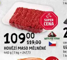Terno Hovězí maso mělněné nabídka