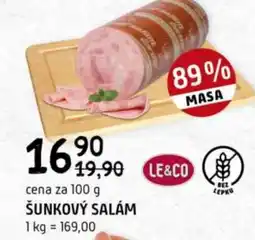 Terno Šunkový salám nabídka