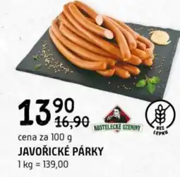 Terno Javořické párky nabídka