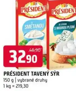 Terno Président tavený sýr nabídka