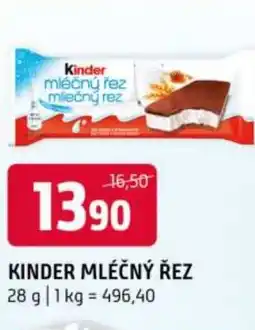 Terno Kinder mléčný řez nabídka