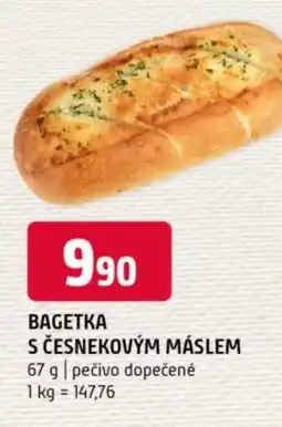 Terno Bagetka s česnekovým máslem nabídka