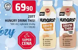 Terno Zott hungry drink this! nabídka