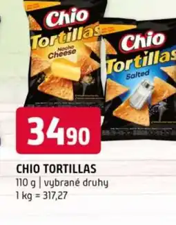 Terno Chio tortillas nabídka