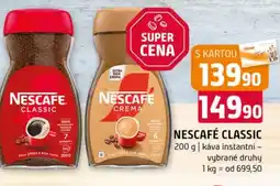 Terno Nescafé classic nabídka
