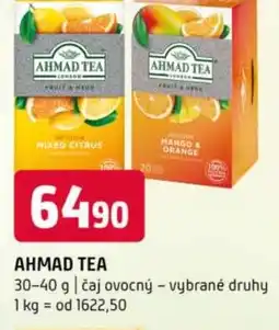 Terno Ahmad tea nabídka