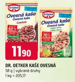 Terno Dr. oetker kaše ovesná nabídka